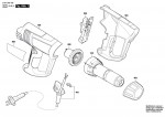 Bosch 3 601 BA6 1K0 Ghg 18-60 Hot Air Gun 230 V / Eu Spare Parts